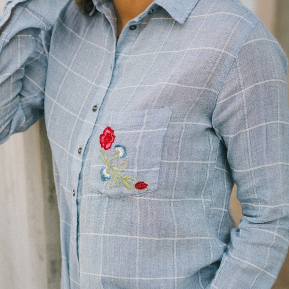 PPLA Stitched Embroidery Button Up - Picture 4 of 4